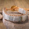 Bracelet Labradorite en Cuir – Luminis | Protection et Intuition Bracelet pierre naturelle 16