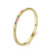 Bague Multicolore en Métal Doré – Harmonia | Équilibre Émotionnel Bague Pierre naturelle 10