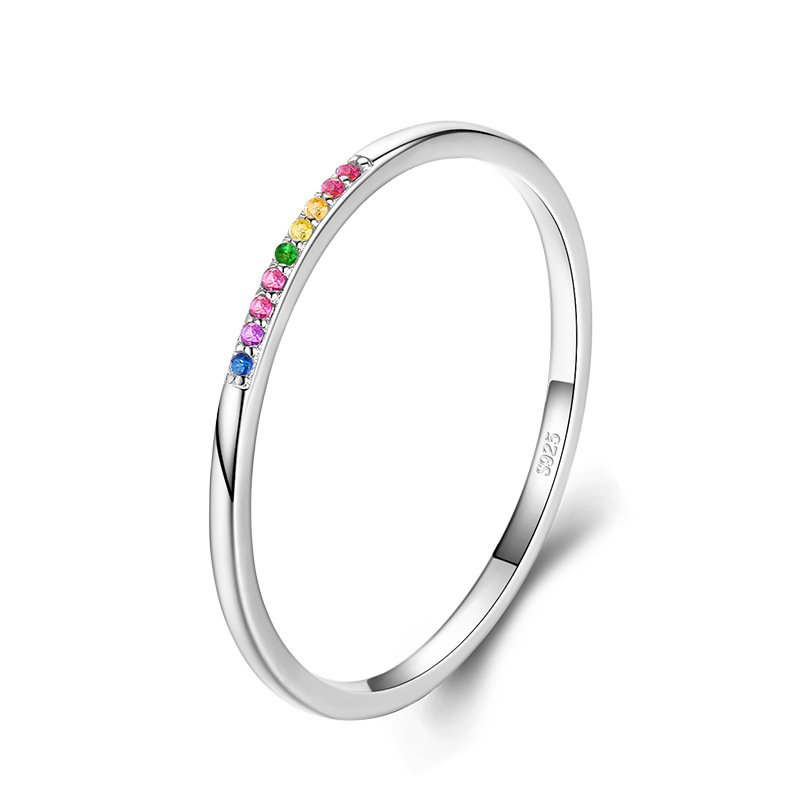 Bague Multicolore en Métal Doré – Harmonia | Équilibre Émotionnel Bague Pierre naturelle 3