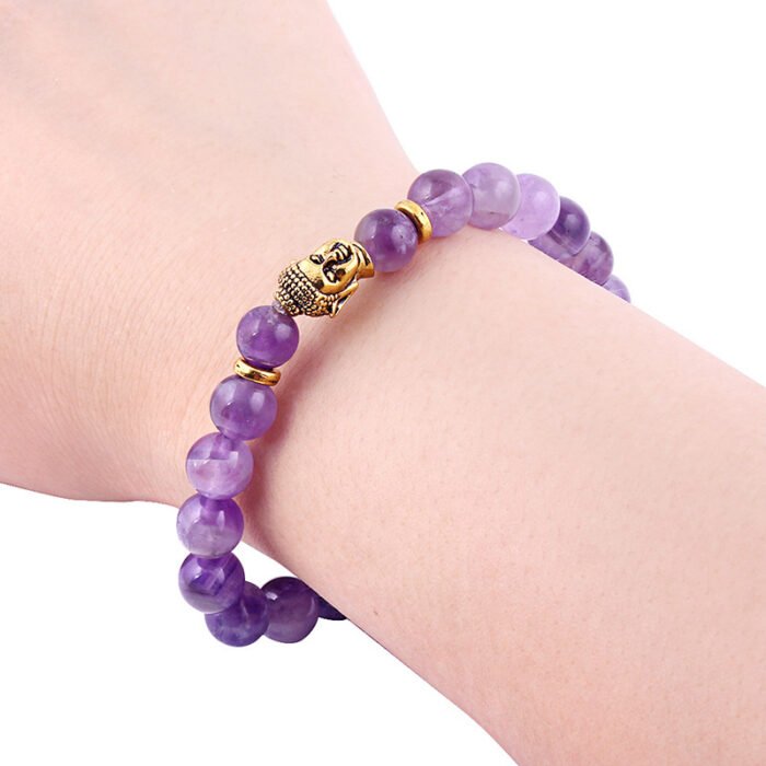 Bracelet Améthyste en Perles Naturelles – Nirvana | Apaisement et Sérénité Bracelet pierre naturelle 9