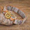 Bracelet Labradorite en Cuir – Luminis | Protection et Intuition Bracelet pierre naturelle 15