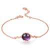 Bracelet Améthyste en Or Rose – Harmonia | Apaisement et Sérénité Bracelet pierre naturelle 15