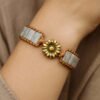 Bracelet Labradorite en Cuir – Luminis | Protection et Intuition Bracelet pierre naturelle 14