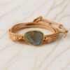 Bracelet Labradorite en Cuir – Lueur Céleste | Protection et Intuition Bracelet pierre naturelle 14