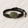 Bracelet Labradorite en Cuir – Lueur Céleste | Protection et Intuition Bracelet pierre naturelle 16