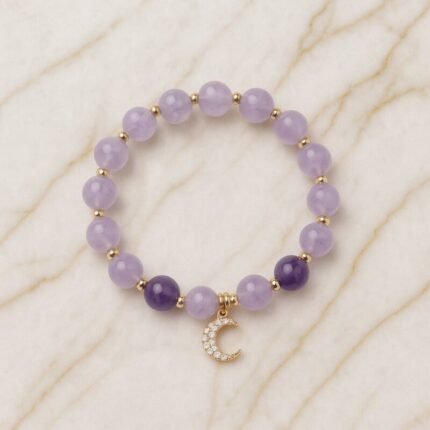 Bracelet en Améthyste – Luneira | Apaisement et Sérénité Bague Pierre naturelle