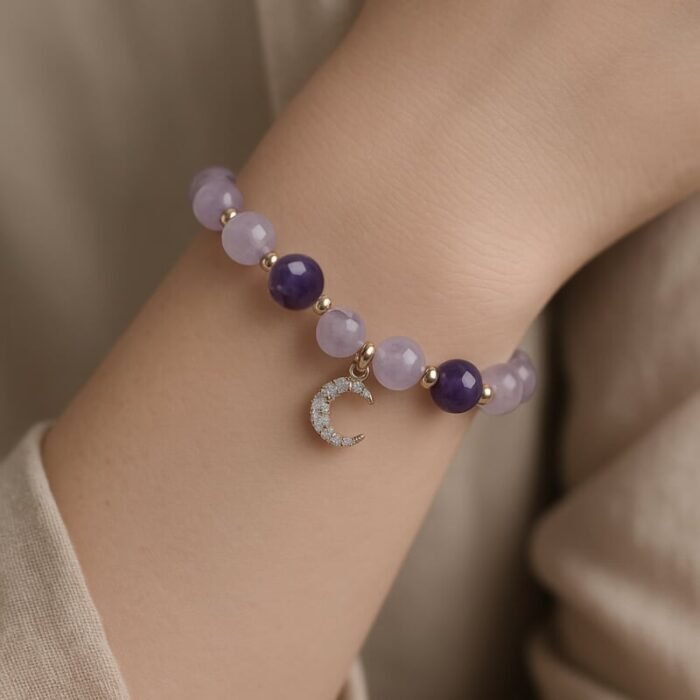 Bracelet en Améthyste – Luneira | Apaisement et Sérénité Bague Pierre naturelle 9